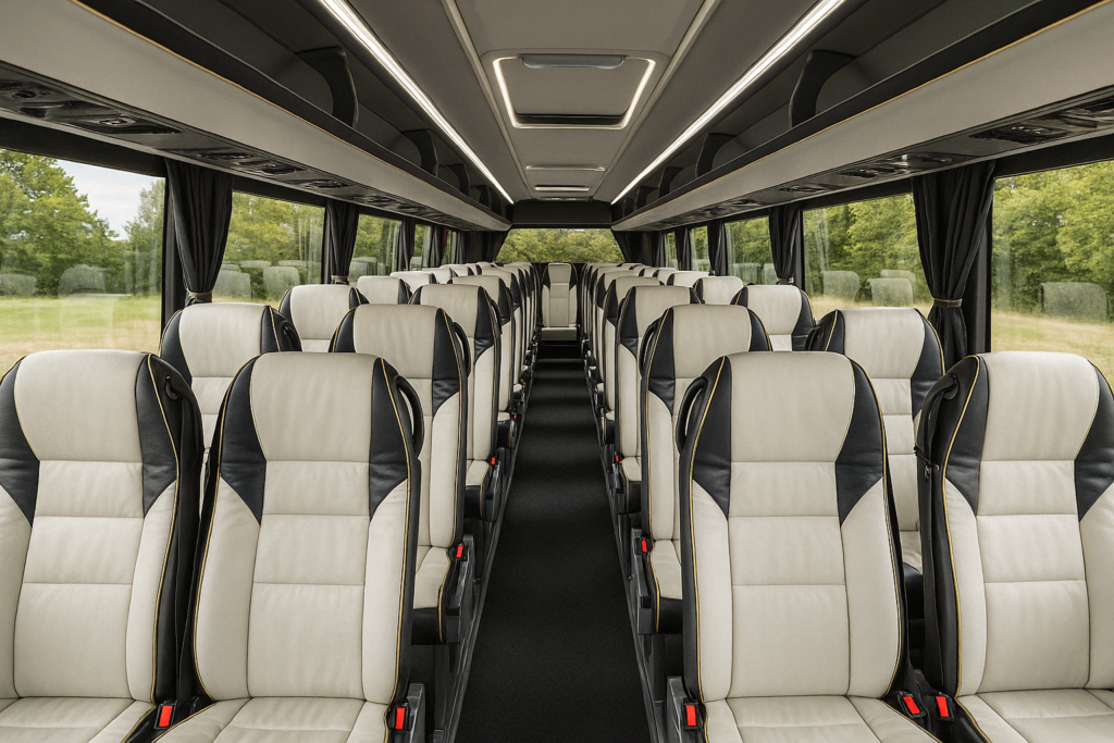 36-41 seater coach interior