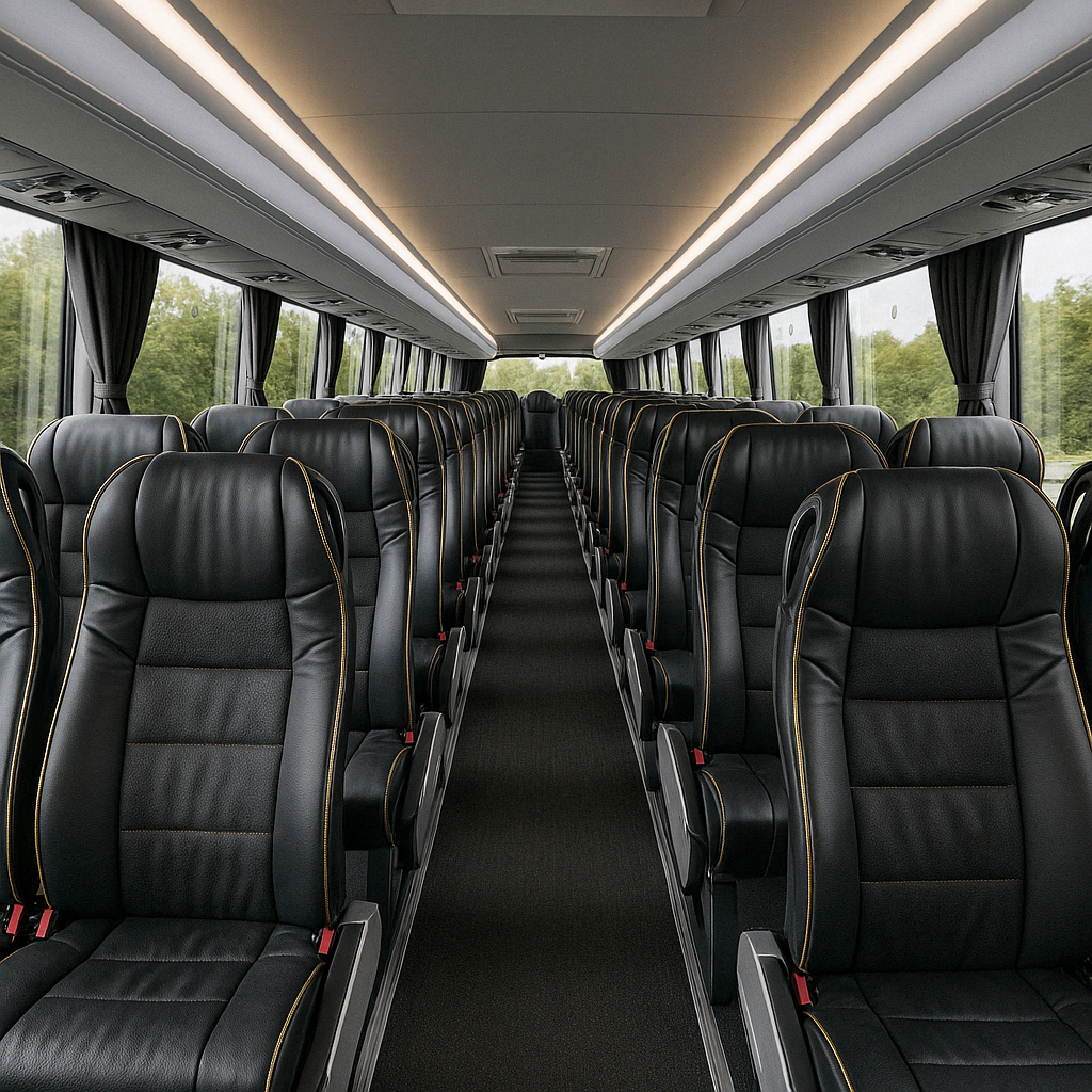 70 seater coach interior