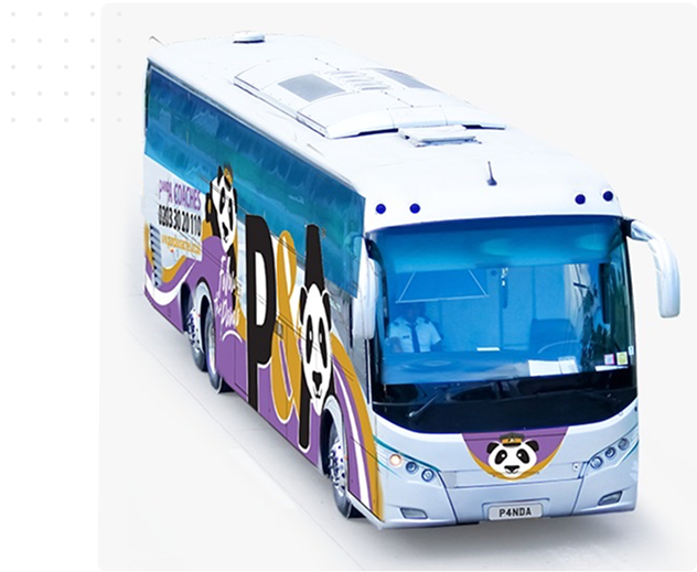 Coach Hire in Panda's Logos