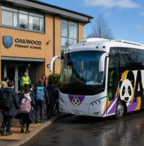 School Coach Hire by Panda