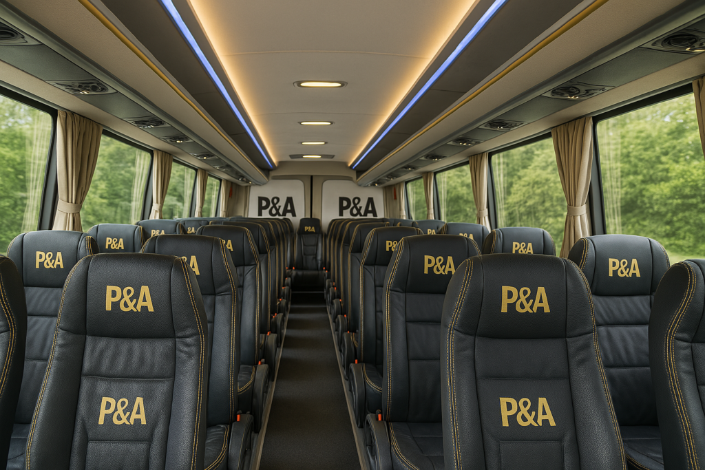 35 seater coach interior