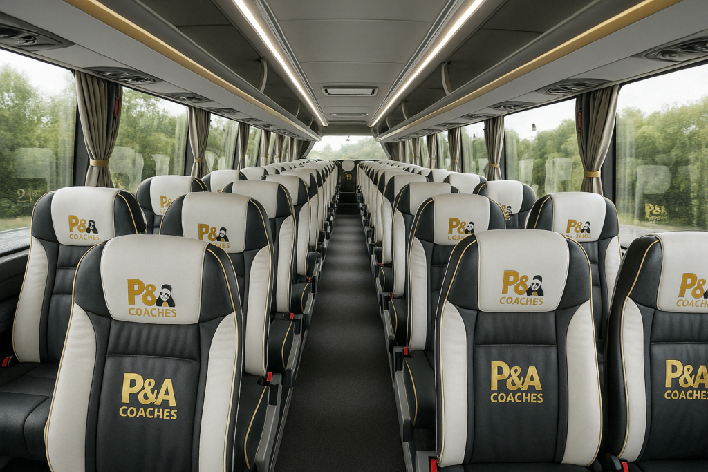 53 seater coach interior